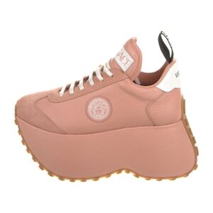 Versace Triplatform Wedge Sneakers Pink